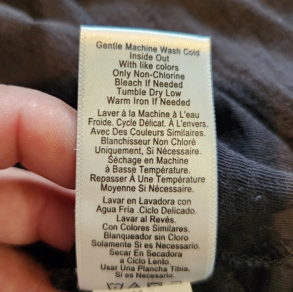 EUC NATION LTD TABITHA FULL SLEEVE V- NECK BLACK SZ S - Picture 12 of 13